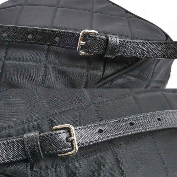PRADA プラダ テスート インプントゥ リュック・デイパック ブラック 1BZ066 2AS3 F0002 ICチップ レディース【中古】