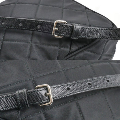 PRADA プラダ テスート インプントゥ リュック・デイパック ブラック 1BZ066 2AS3 F0002 ICチップ レディース【中古】