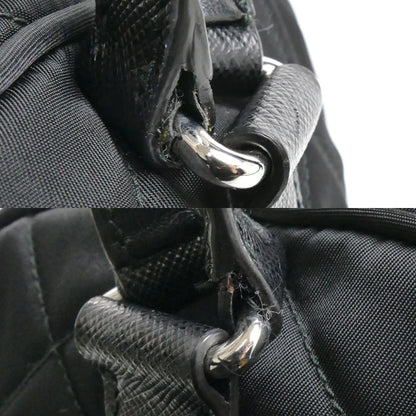 PRADA プラダ テスート インプントゥ リュック・デイパック ブラック 1BZ066 2AS3 F0002 ICチップ レディース【中古】