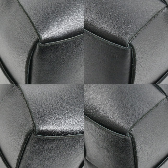 BOTTEGAVENETA ボッテガヴェネタ マキシイントレチャート カセット スモール クロスボディバッグ ショルダーバッグ ブラック 680218 レディース【中古】