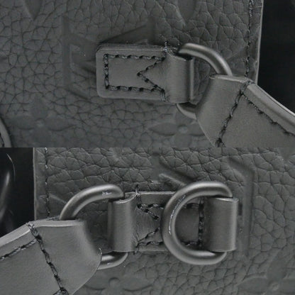 LOUIS VUITTON ルイ・ヴィトン スティーマー ウエアラブルウォレット ショルダーバッグ トリヨンモノグラム ブラック M81746 ICチップ メンズ【中古】【極美品】