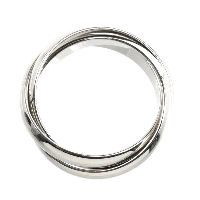 CARTIER カルティエ K18WG ホワイトゴールド トリニティ リング・指輪 13.5号 54 9.0g レディース【中古】【美品】