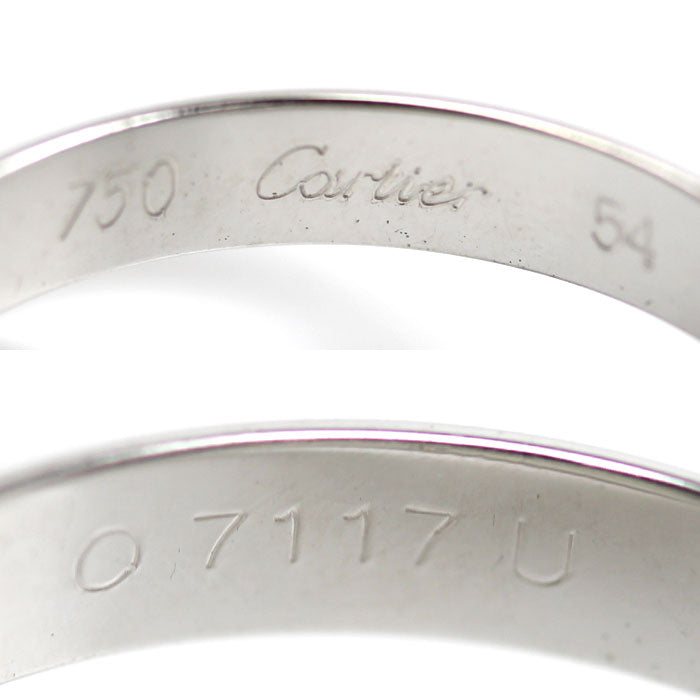 CARTIER カルティエ K18WG ホワイトゴールド トリニティ リング・指輪 13.5号 54 9.0g レディース【中古】【美品】