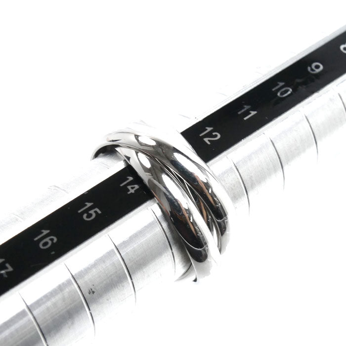 CARTIER カルティエ K18WG ホワイトゴールド トリニティ リング・指輪 13.5号 54 9.0g レディース【中古】【美品】