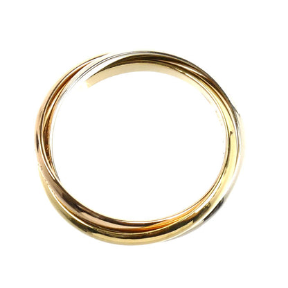 CARTIER カルティエ K18YG/PG/WG トリニティ リング・指輪 10号 50 3.5g レディース【中古】【美品】