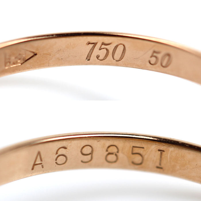 CARTIER カルティエ K18YG/PG/WG トリニティ リング・指輪 10号 50 3.5g レディース【中古】【美品】