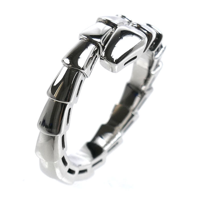 BVLGARI ブルガリ K18WG ホワイトゴールド セルペンティ ヴァイパー リング・指輪 358649 14号 7.9g レディース【中古】【美品】
