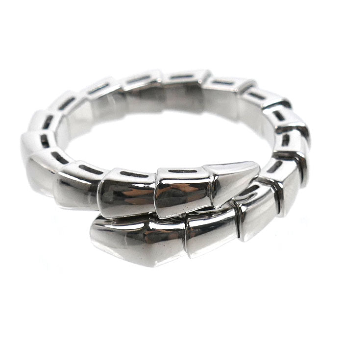 BVLGARI ブルガリ K18WG ホワイトゴールド セルペンティ ヴァイパー リング・指輪 358649 14号 7.9g レディース【中古】【美品】