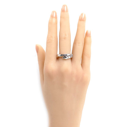 BVLGARI ブルガリ K18WG ホワイトゴールド セルペンティ ヴァイパー リング・指輪 358649 14号 7.9g レディース【中古】【美品】