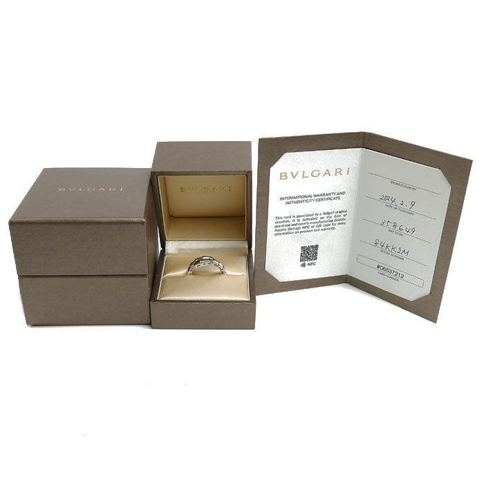 BVLGARI ブルガリ K18WG ホワイトゴールド セルペンティ ヴァイパー リング・指輪 358649 14号 7.9g レディース【中古】【美品】
