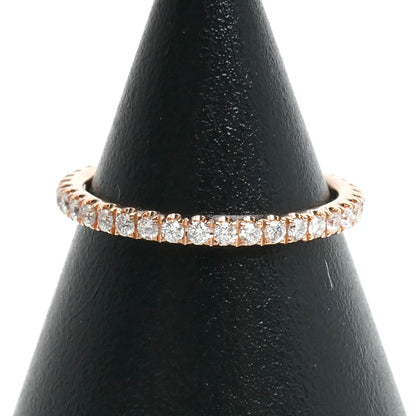 Chaumet ショーメ K18PG ピンクゴールド フルエタニティ リング・指輪 082758 ダイヤモンド 7号 47 1.3g レディース【中古】【美品】