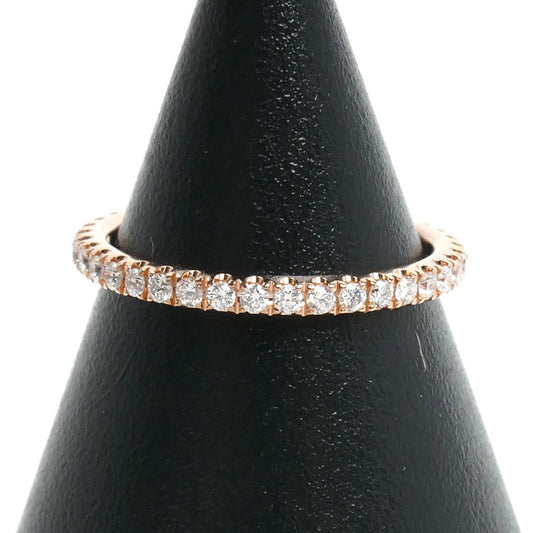 Chaumet ショーメ K18PG ピンクゴールド フルエタニティ リング・指輪 082758 ダイヤモンド 7号 47 1.3g レディース【中古】【美品】
