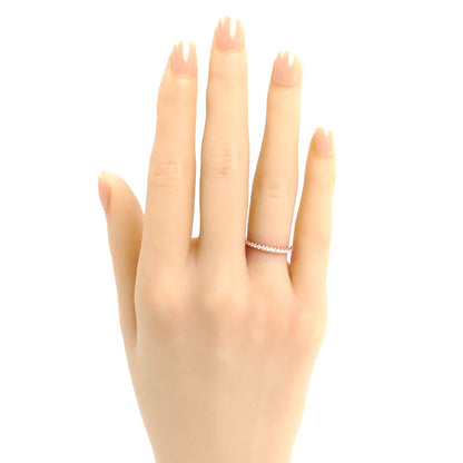Chaumet ショーメ K18PG ピンクゴールド フルエタニティ リング・指輪 082758 ダイヤモンド 7号 47 1.3g レディース【中古】【美品】