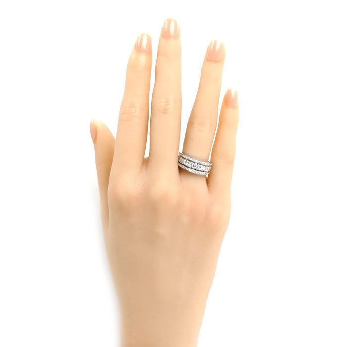 Damiani ダミアーニ K18WG ホワイトゴールド ベルエポック リング・指輪 ダイヤモンド 10号 7.2g レディース【中古】【美品】