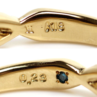 Vendome Aoyama ヴァンドーム青山 K18YG イエローゴールド リング・指輪 ダイヤモンド0.23ct 7号 2.1g レディース【中古】【美品】