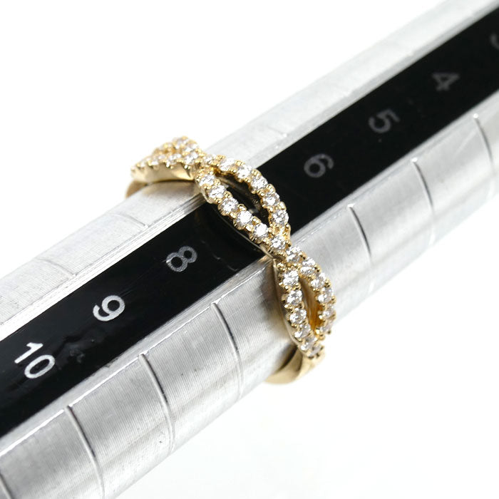 Vendome Aoyama ヴァンドーム青山 K18YG イエローゴールド リング・指輪 ダイヤモンド0.23ct 7号 2.1g レディース【中古】【美品】