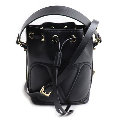 Valentino Garavani ヴァレンティノ・ガラヴァーニ スモール VLOGO 2Wayショルダーバッグ ブラック レディース【中古】【美品】