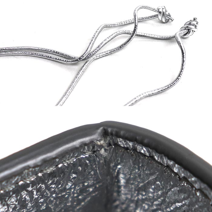 BOTTEGAVENETA ボッテガヴェネタ マキシイントレチャート カセット スモール ショルダーバッグ シルバー 752719 V2WG2 8101 レディース【中古】【美品】