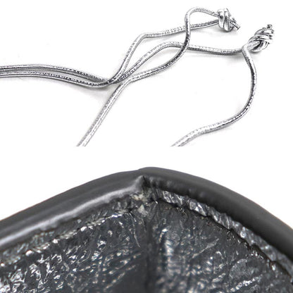 BOTTEGAVENETA ボッテガヴェネタ マキシイントレチャート カセット スモール ショルダーバッグ シルバー 752719 V2WG2 8101 レディース【中古】【美品】