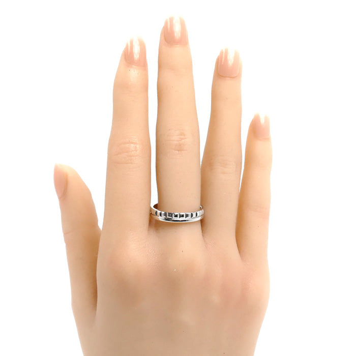Boucheron ブシュロン K18WG ホワイトゴールド キャトル ラディアント リング・指輪 JAL00250 18号 58 4.7g メンズ【中古】【美品】