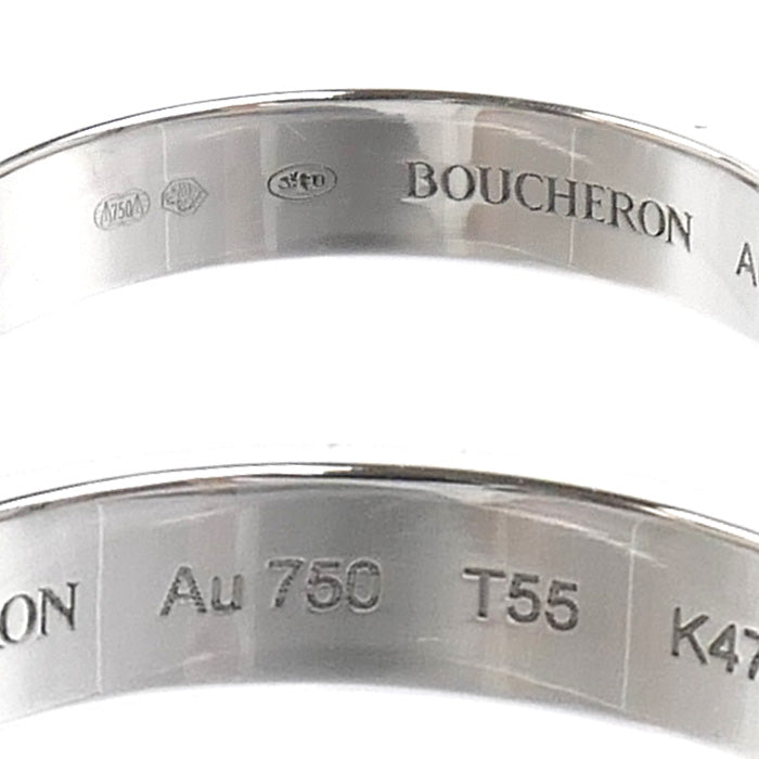 Boucheron ブシュロン K18WG ホワイトゴールド キャトル ラディアント リング・指輪 JAL00250 14.5号 55 4.5g レディース【中古】【美品】