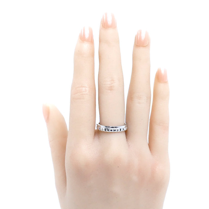 Boucheron ブシュロン K18WG ホワイトゴールド キャトル ラディアント リング・指輪 JAL00250 14.5号 55 4.5g レディース【中古】【美品】