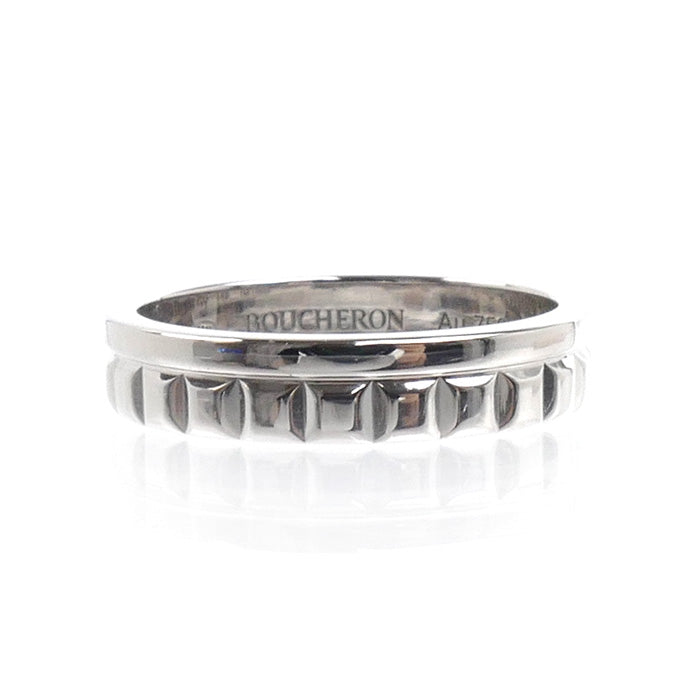 Boucheron ブシュロン K18WG ホワイトゴールド キャトル ラディアント リング・指輪 JAL00250 9号 49 4.0g レディース【中古】【美品】