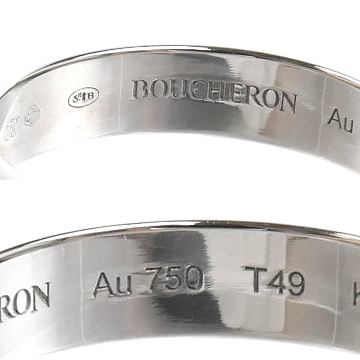 Boucheron ブシュロン K18WG ホワイトゴールド キャトル ラディアント リング・指輪 JAL00250 9号 49 4.0g レディース【中古】【美品】