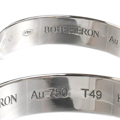 Boucheron ブシュロン K18WG ホワイトゴールド キャトル ラディアント リング・指輪 JAL00250 9号 49 4.0g レディース【中古】【美品】
