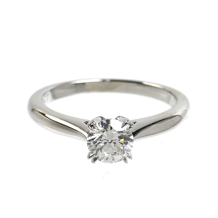 HARRY WINSTON ハリーウィンストン Pt950プラチナ ソリティア リング・指輪 RGDPRD005NSS-060 ダイヤモンド0.50ct 8号 4g レディース【中古】【美品】
