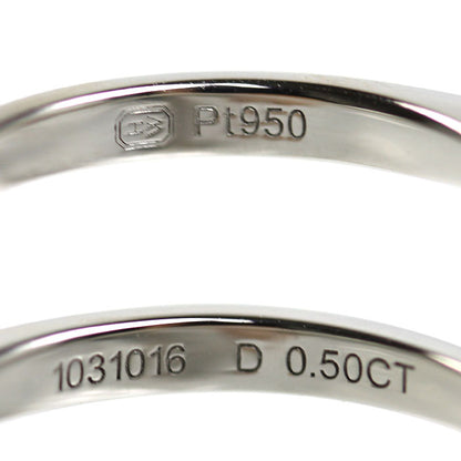 HARRY WINSTON ハリーウィンストン Pt950プラチナ ソリティア リング・指輪 RGDPRD005NSS-060 ダイヤモンド0.50ct 8号 4g レディース【中古】【美品】
