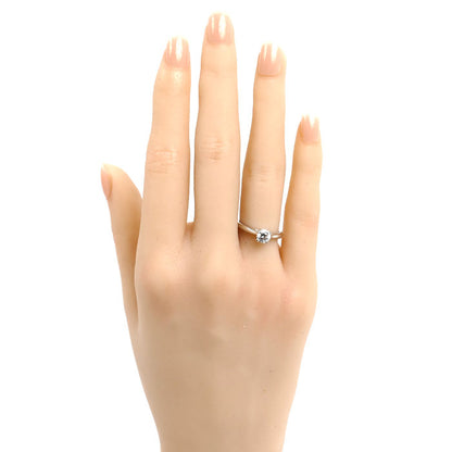 HARRY WINSTON ハリーウィンストン Pt950プラチナ ソリティア リング・指輪 RGDPRD005NSS-060 ダイヤモンド0.50ct 8号 4g レディース【中古】【美品】