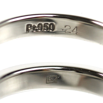 LAZARE ラザール Pt950プラチナ リング・指輪 ダイヤモンド0.24ct 7号 4.3g レディース【中古】【美品】