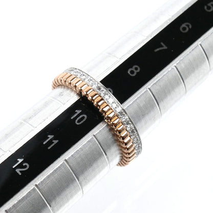 Boucheron ブシュロン K18PG ピンクゴールド K18WG ホワイトゴールド キャトル ラディアント リング・指輪 JAL00248 ダイヤモンド 9号 49 3.1g レディース【中古】【美品】
