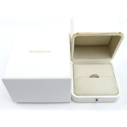 Boucheron ブシュロン K18PG ピンクゴールド K18WG ホワイトゴールド キャトル ラディアント リング・指輪 JAL00248 ダイヤモンド 9号 49 3.1g レディース【中古】【美品】