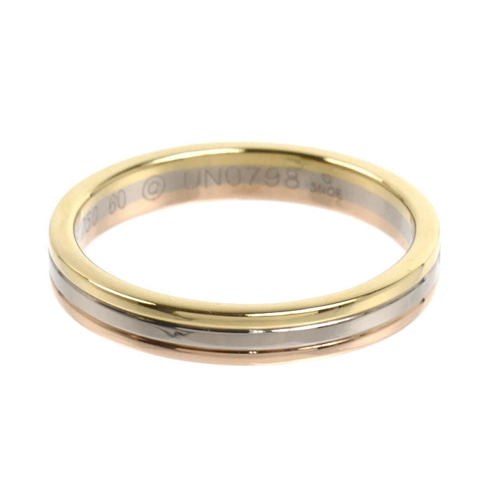 CARTIER カルティエ K18YG/PG/WG ヴァンドーム ルイ スリーカラー リング・指輪 19.5号 60 5.3g メンズ【中古】【美品】