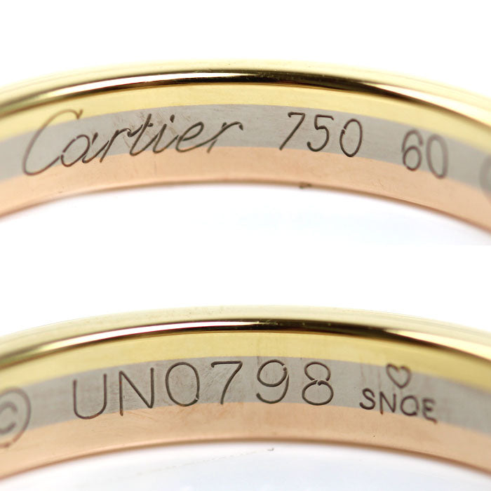 CARTIER カルティエ K18YG/PG/WG ヴァンドーム ルイ スリーカラー リング・指輪 19.5号 60 5.3g メンズ【中古】【美品】