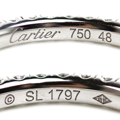 CARTIER カルティエ K18WG ホワイトゴールド エタンセル ドゥ カルティエ リング・指輪 B4077948 ダイヤモンド 7.5号 48 1.7g レディース【中古】【美品】