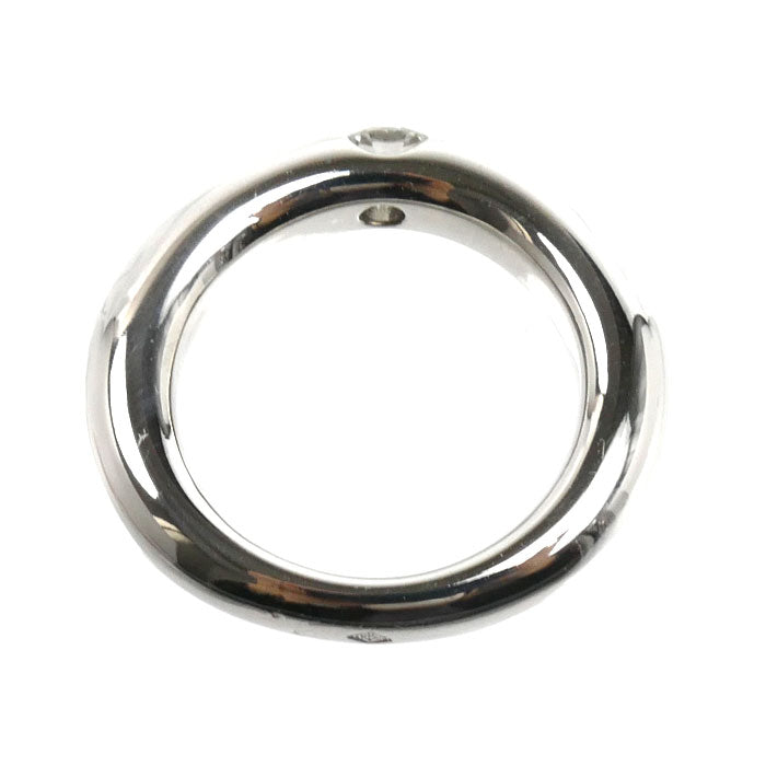 CARTIER カルティエ K18WG ホワイトゴールド エリプス リング・指輪 ダイヤモンド0.25ct 8号 48 9.6g レディース【中古】【美品】