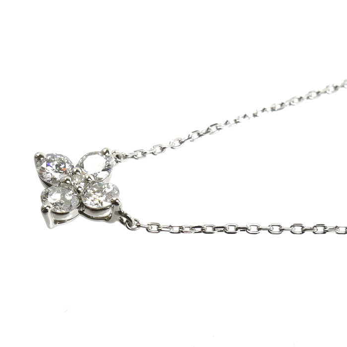 Vendome Aoyama ヴァンドーム青山 Pt950プラチナ Pt850プラチナ カローラ ネックレス ダイヤモンド0.41ct 2.5g 40cm レディース【中古】【美品】