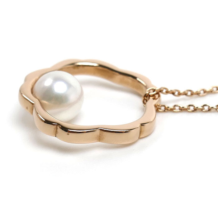 MIKIMOTO ミキモト K18PG ピンクゴールド ネックレス PP-20620I パール約6.5mm 5.1g 60cm レディース【中古】【美品】