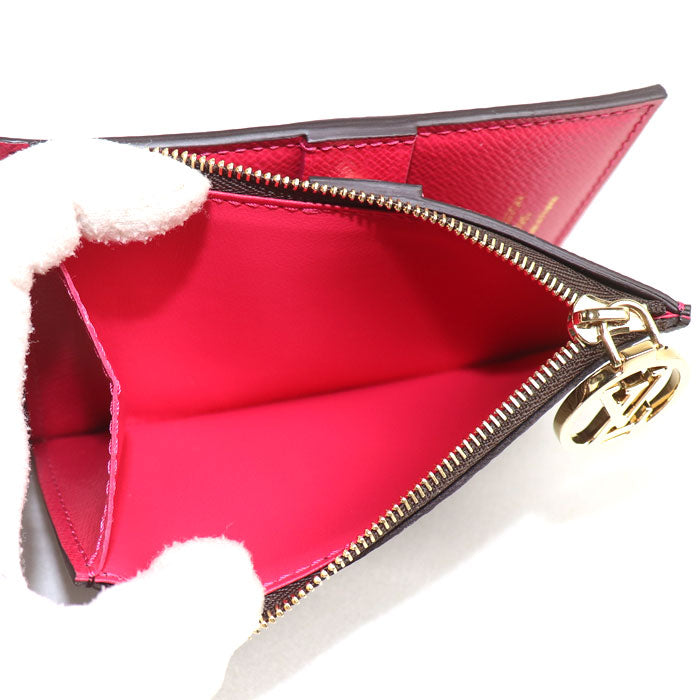 LOUIS VUITTON ルイ・ヴィトン ポルトフォイユリサ コンパクトウォレット 二つ折り財布 モノグラム グレナード M11380 ICチップ レディース【中古】【極美品】
