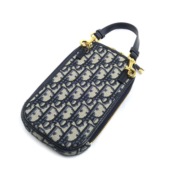 Dior ディオール 30 モンテーニュ フォンホルダー 2Wayショルダーバッグ ベージュ/ネイビー S2114UTZQ_M928 レディース【中古】【美品】
