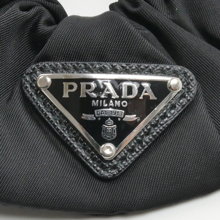 PRADA プラダ ナイロン Re-Nylon シュシュ ヘアアクセサリー 1IF015_2DMI_F0002 レディース【中古】