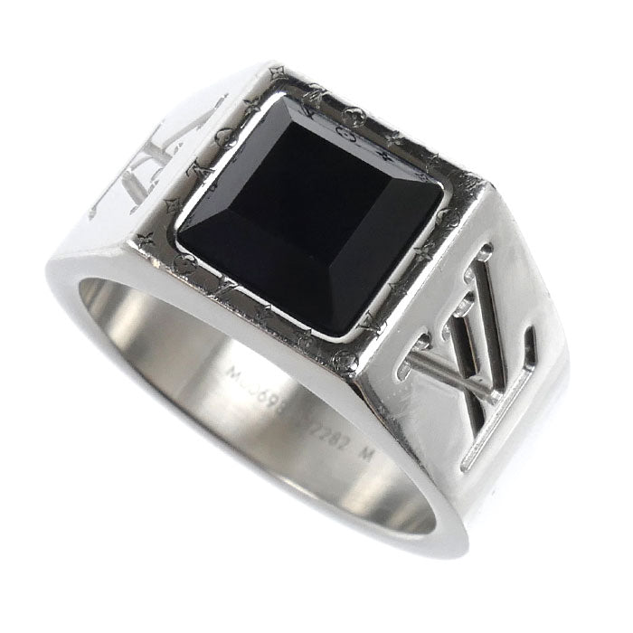 LOUIS VUITTON ルイ・ヴィトン GP リング・指輪 M00698 DI2282 オニキス 19号 10.6g メンズ【中古】