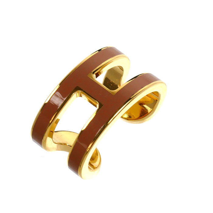 HERMES エルメス GP ポップH イヤリング イヤーカフ 100094F A9 レディース【中古】【美品】