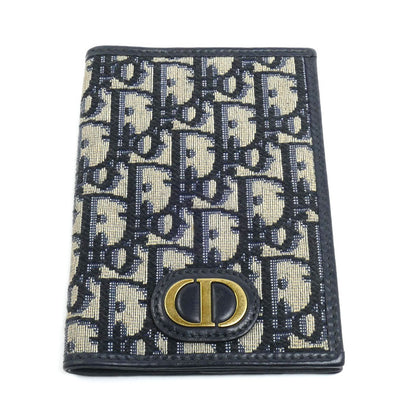 Dior ディオール 30モンテーニュ パスポートケース ベージュ ネイビー S2353UTZQ_M928 ユニセックス【中古】