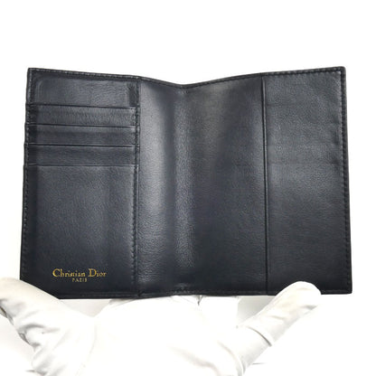 Dior ディオール 30モンテーニュ パスポートケース ベージュ ネイビー S2353UTZQ_M928 ユニセックス【中古】