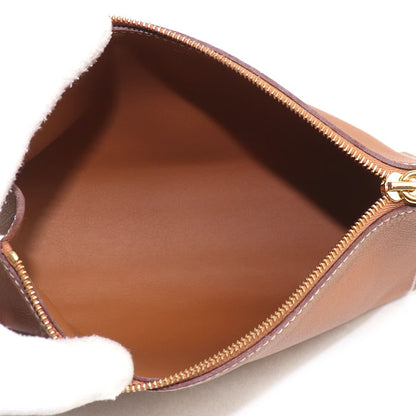 HERMES エルメス ジップアンゴーＰＭ ポーチ ゴールド H084321CC37 ユニセックス K刻印（2025年）【中古】【極美品】