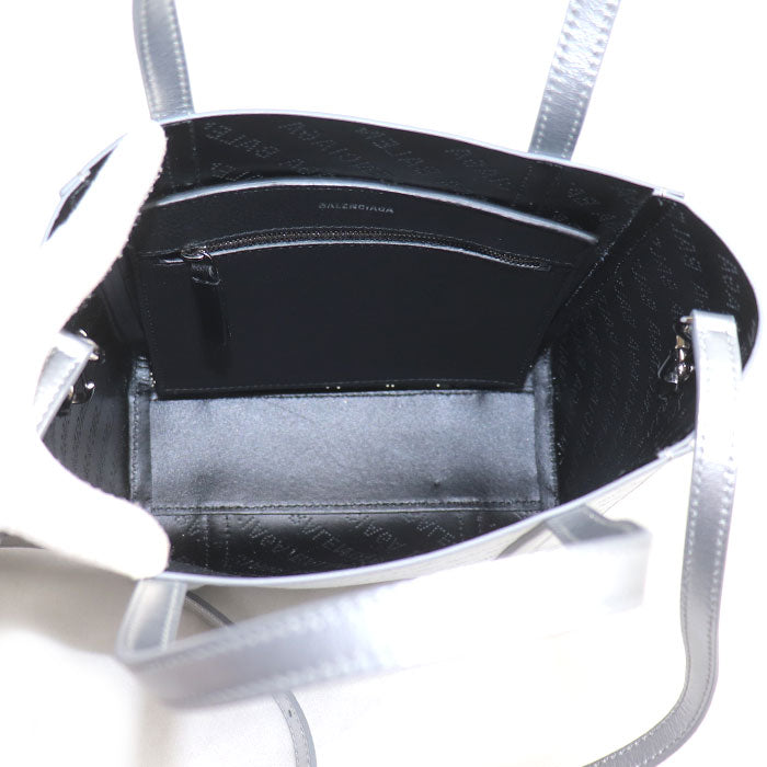 BALENCIAGA バレンシアガ エブリデイトート XXS トートバッグ シルバー 551815 レディース【中古】【美品】